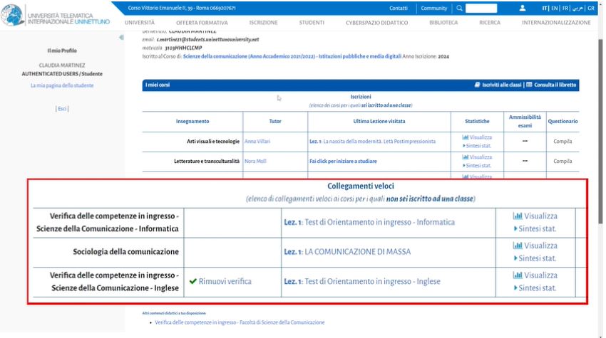 Linee Guida per la navigazione nel Cyberspazio Didattico